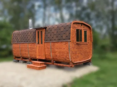 Oval Barrel Sauna - 6m