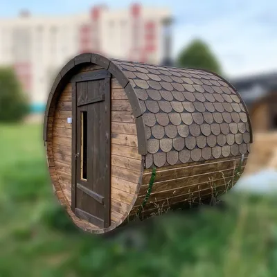 Круглая баня-бочка - 2.0м