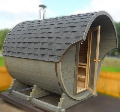 Круглая баня-бочка - 2.5м